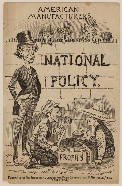 Titre original&nbsp;:  MIKAN 2957613 MIKAN 2957613: American Manufacturers National Policy. ca. 1879 [421 KB, 1000 X 1523]