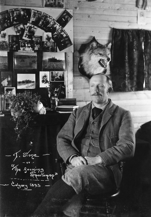 Original title:  Thomas Stone, Calgary, Alberta. 1893. Photographer/Illustrator: Bruce, Robert Randolph. Image courtesy of Glenbow Museum, Calgary, Alberta.

