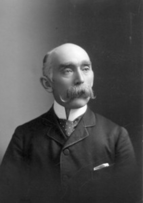 Original title:  Portrait of Peter Henderson Bryce taken in 1890.