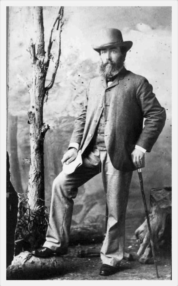 Original title:  Portrait of William James McLean, Chief Factor at Fort Pitt in 1885; taken in a photo studio. Photo credit: Provincial Archives of Manitoba. From University Library, University of Saskatchewan http://saskhistoryonline.ca/islandora/object/ourlegacy%3A38395.