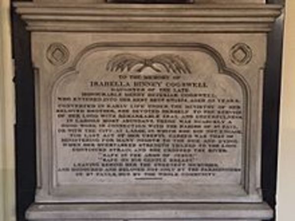 Titre original :  Isabella Binney Cogswell, St. Paul's Church (Halifax) - Wikipedia