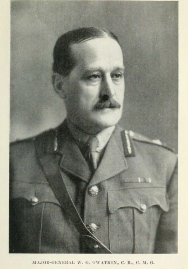 Titre original :  Major-General W. G. Gwatkin, C.B., C.M.G. From Canada in the great world war; an authentic account of the military history of Canada from the earliest days to the close of the war of the nations, Volume 2. United publishers of Canada, Limited, 1918, page 64-65. https://archive.org/details/canadaingreatwor02toro/page/64 