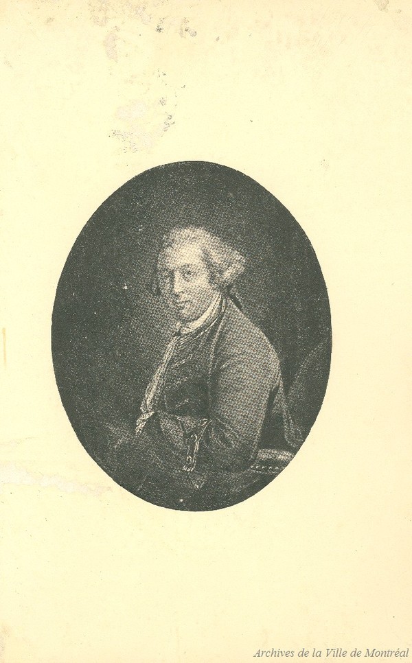 Original title:  Sir George Pownall. Archives de Montréal. 