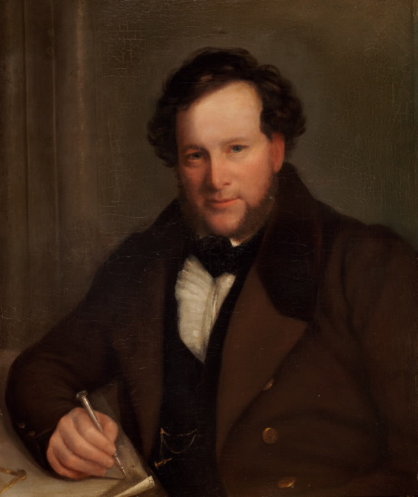 Original title:  William Thomas, architect, engineer, surveyor, born 1799 in Suffolk, England; died 26 December 1860 in Toronto, Ont.
Rights and Licenses: Public Domain.
Toronto Reference Library, Baldwin Collection, Call Number/Accession Number: X 11 Fra. 