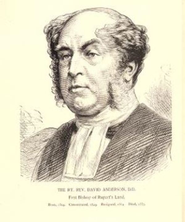 Original title:  David Anderson. From The bishops of the Church of England in Canada and Newfoundland; being an illustrated historical sketch of the Church of England in Canada, as traced through her episcopate
by Charles H. Mockridge. F.N.W. Brown; Toronto, 1896. Source: https://archive.org/stream/thebishopsofthec00mockuoft#page/n159/mode/2up 