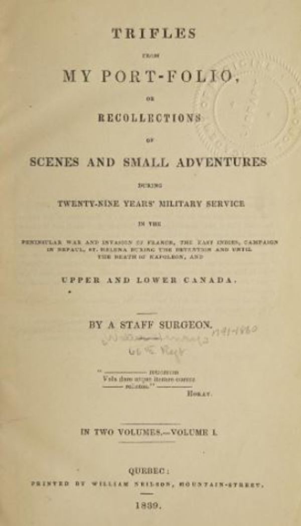 Original title:  Title page from 