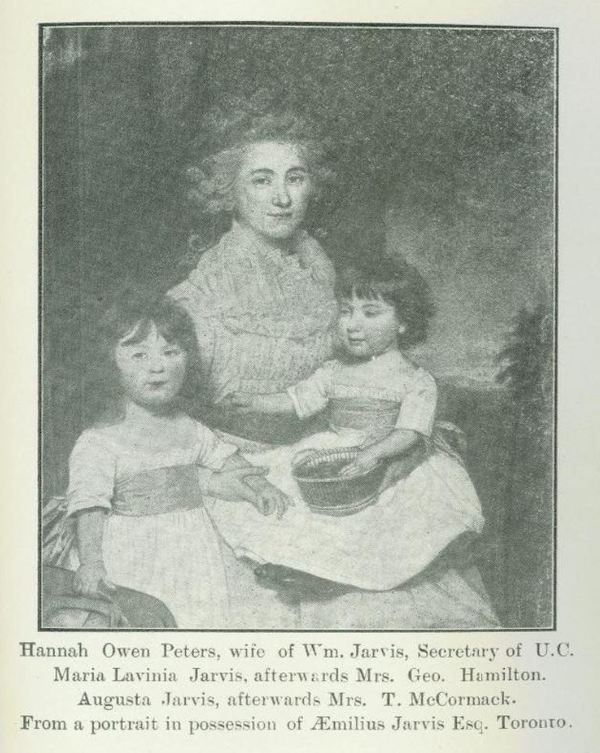 Titre original :  Hannah Owen Peters, Wife of William Jarvis

From: Letters of Mrs. William Dummer Powell 1807-1821 