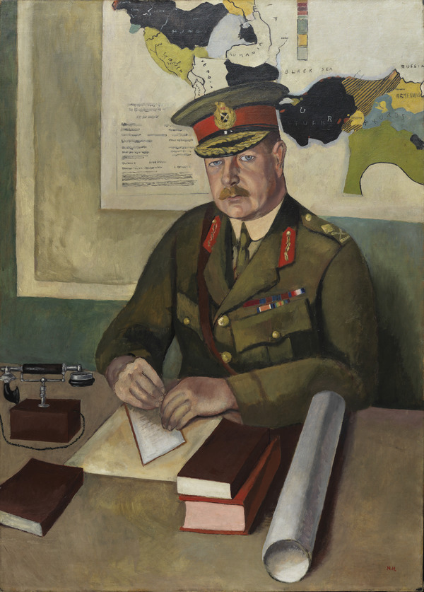 Original title:  Artist: Nina Hamnett  (1890–1956)  
Title: Major General William Bethune Lindsay
Held by: Canadian War Museum