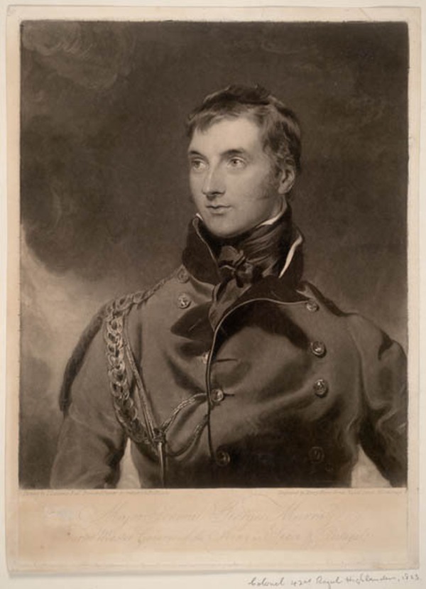 Titre original :  Major General George Murray. 