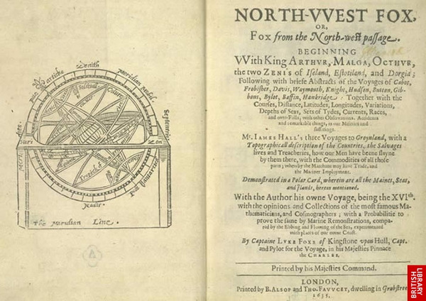 Titre original :  Image of globe and title page of Foxe's book