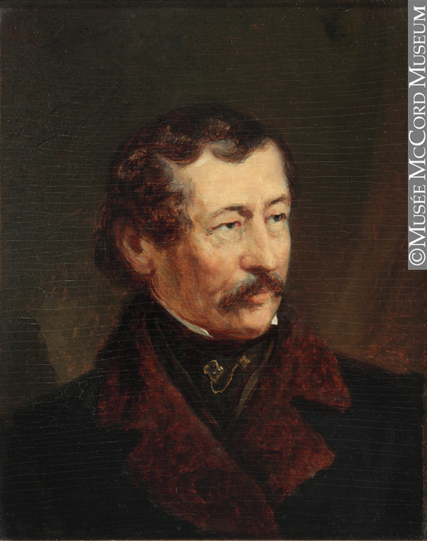 Titre original :  Painting Clément-Charles Sabrevois de Bleury (1798-1863) William Raphael 1850-1860, 19th century 25.8 x 20.1 cm Gift of Mr. James F. R. Routh M987.231 © McCord Museum Keywords: 