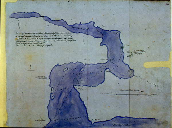 Titre original :    Description A scale diagram of Fort Victoria and the Cammusan Harbour. Date 1845(1845) Source http://www.library.ubc.ca/spcoll/inventories/mapslides1.html Author Mervin Vavasour (1821-1866)

