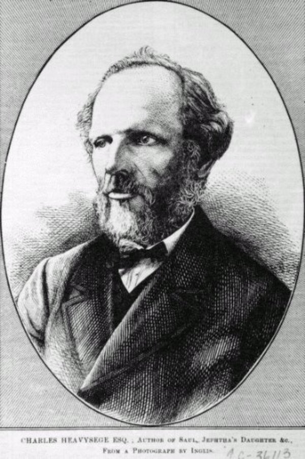 Titre original :    Description Charles Heavysege Date 17 April 1875(1875-04-17) Source   This image is from the Canadian Illustrated News, 1869-1883, held in the Library and Archives Canada under record 1864 Български | Zazaki | English | Français | Македонски | Português | +/− Author Canadian Illustrated News, vol.XI, no. 16, 245. Reproduced from Library and Archives Canada's website Images in the News: Canadian Illustrated News. Permission (Reusing this file) Public domainPublic domainfalsefalse This work is in the public domain in the United States because it was published (or registered with the U.S. Copyright Office) before January 1, 1923. Public domain works must be out of copyright in both the United States and in the source country of the work in order to be hosted on the Commons. If the work is not a U.S. work, the file must have an additional copyright tag indicating the copyright statu