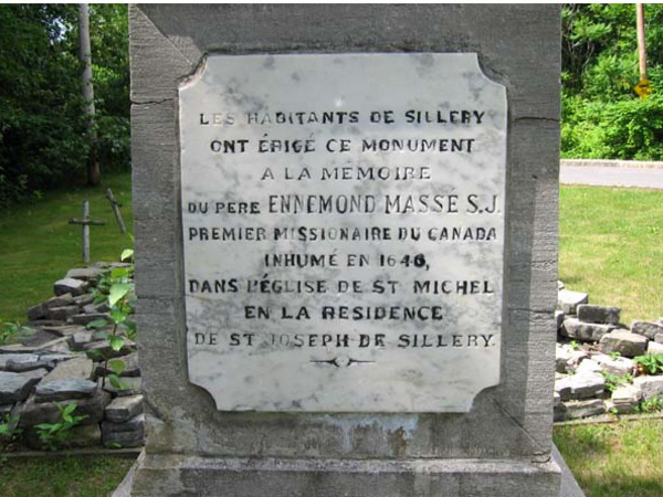 Original title:  Monument du Père Énemond Masse | Le Québec, une histoire de famille