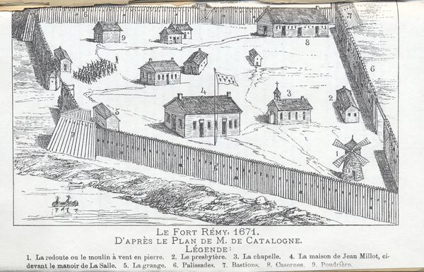 Original title:  Le Fort Rémy, 1671. D'après le plan de M. de Catalogne [image fixe] / Gédéon de Catalogne