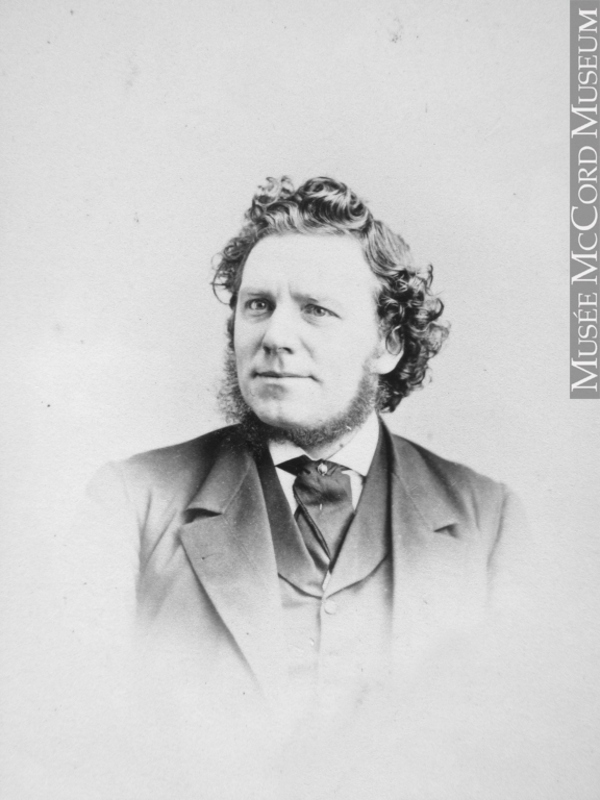 Original title:  Photograph Alexander Cameron, Montreal, QC, 1864 William Notman (1826-1891) 1864, 19th century Silver salts on paper mounted on paper - Albumen process 8.5 x 5.6 cm Purchase from Associated Screen News Ltd. I-11104.1 © McCord Museum Keywords:  male (26812) , Photograph (77678) , portrait (53878)