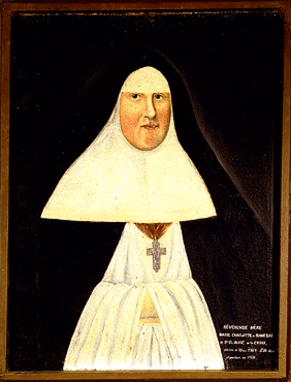 Original title:  MARIE-CHARLOTTE DE RAMEZAY, de Saint-Claude de la Croix