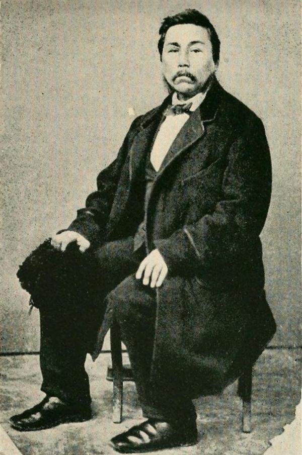 Titre original :    Description English: Photograph of Paul Legaic Date before 1870 Source The Apostle of Alaska [1] Fleming H. Revell Co. 1909 Author John W. Arctander (Arctander credits Benjamin A Haldane, P.E. Fisher, and E.A. Hegg in his Introduction, but images are not individually redited)

