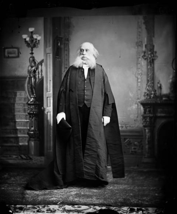 Original title:  Hon. David Lewis Macpherson, (Senator) (Minister without Portfolio) b. Sept. 12, 1818 - d. Aug. 16, 1896. 