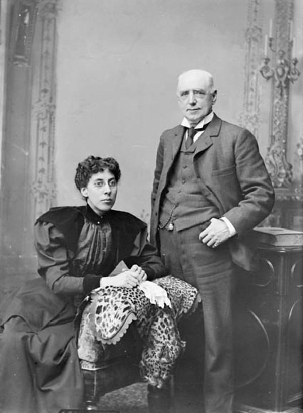 Original title:  Mr. and Mrs. Ezra Butler Eddy. 