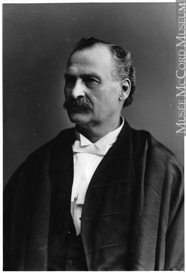 Titre original :  Photograph Hon. Judge Michel Mathieu, Montreal, QC, 1895 Wm. Notman & Son 1895, 19th century Silver salts on glass - Gelatin dry plate process 17 x 12 cm Purchase from Associated Screen News Ltd. II-109433 © McCord Museum Keywords:  male (26812) , Photograph (77678) , portrait (53878)